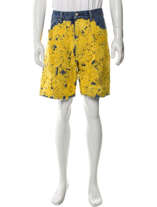 EARTHLING VIP Lace Pattern Athletic Shorts