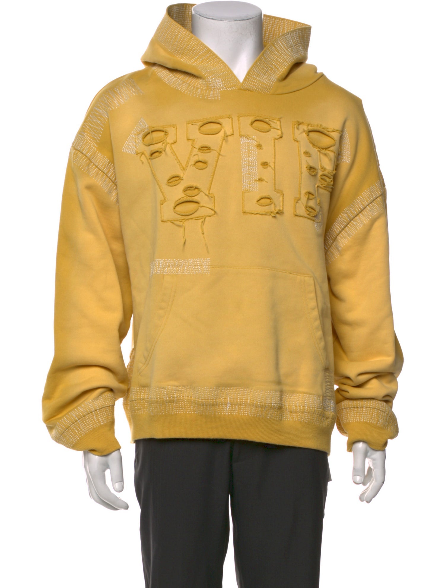 EARTHLING VIP Graphic Print Crew Neck Hoodie