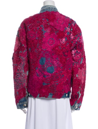 EARTHLING VIP Printed Denim Jacket