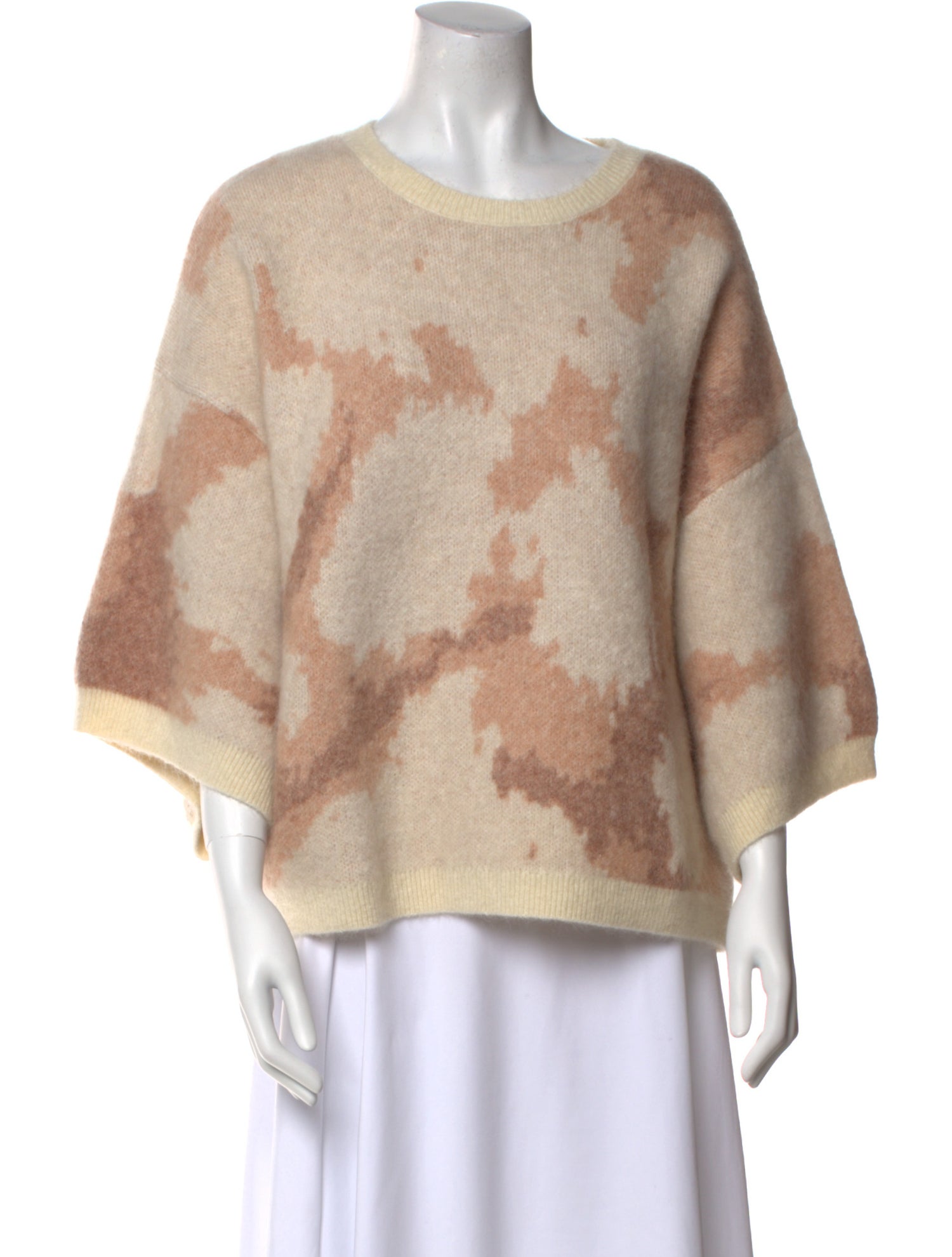 EARTHLING VIP Printed Crew Neck Sweater