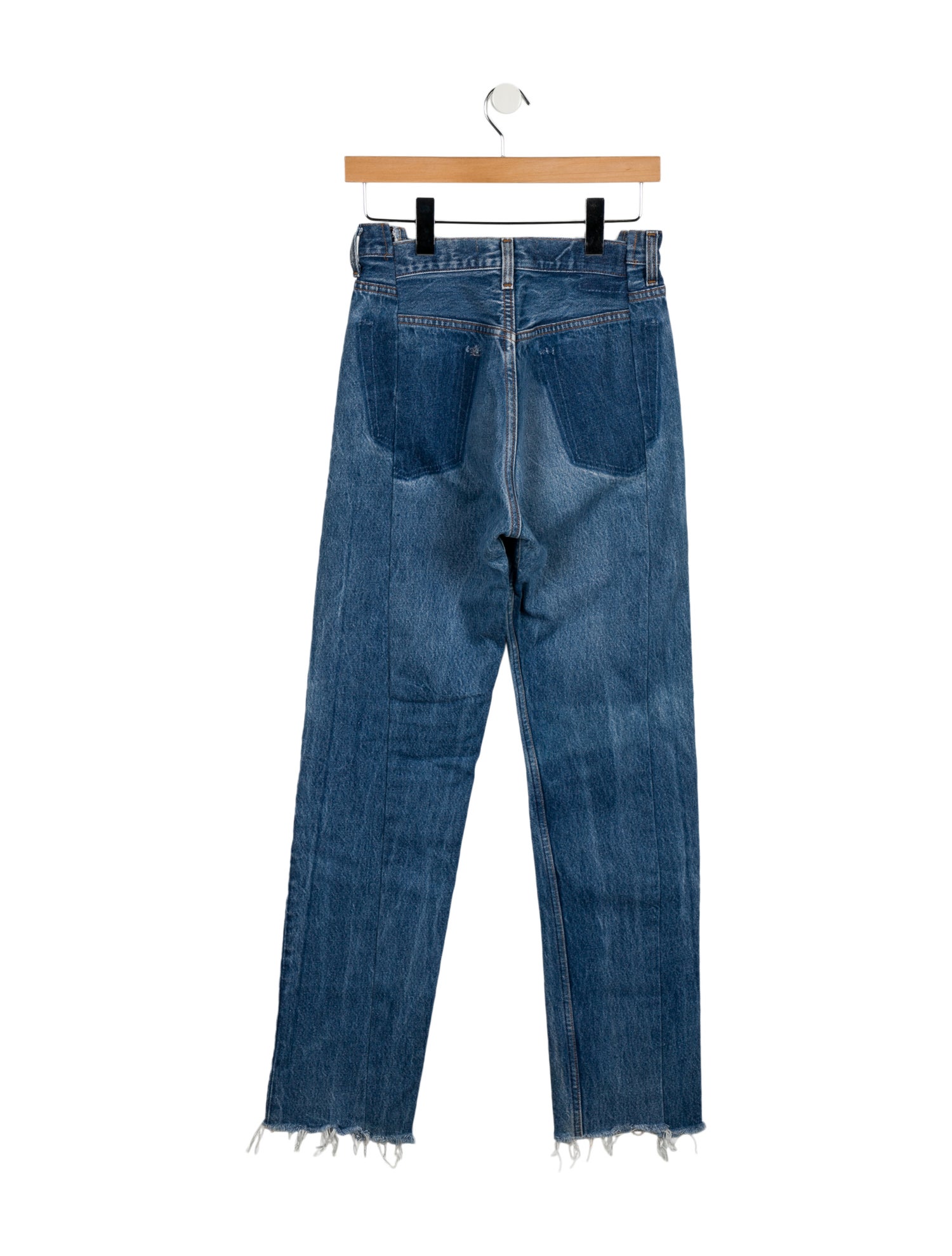 EB DENIM High-Rise Straight Leg Jeans