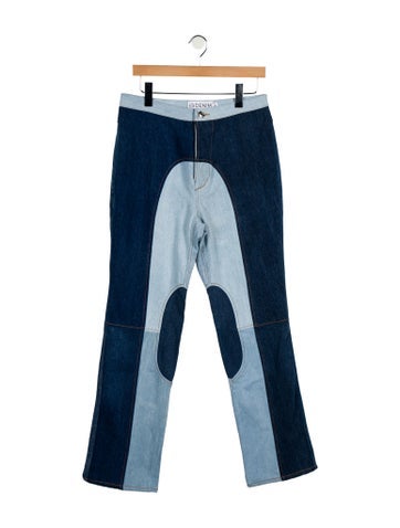 EB Denim Jeans High-Rise Wide Leg L