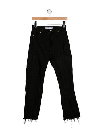 EB Denim Jeans High-Rise Straight Leg S