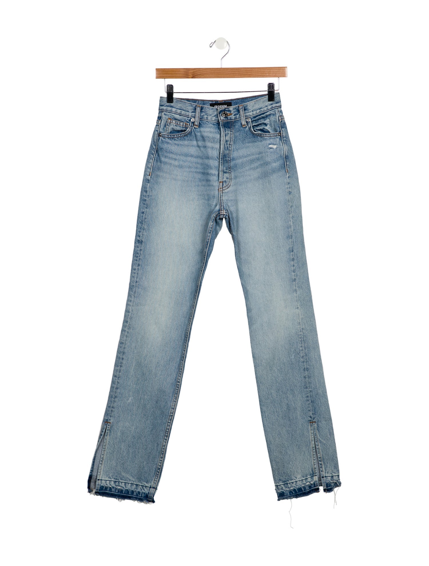 EB DENIM High-Rise Straight Leg Jeans