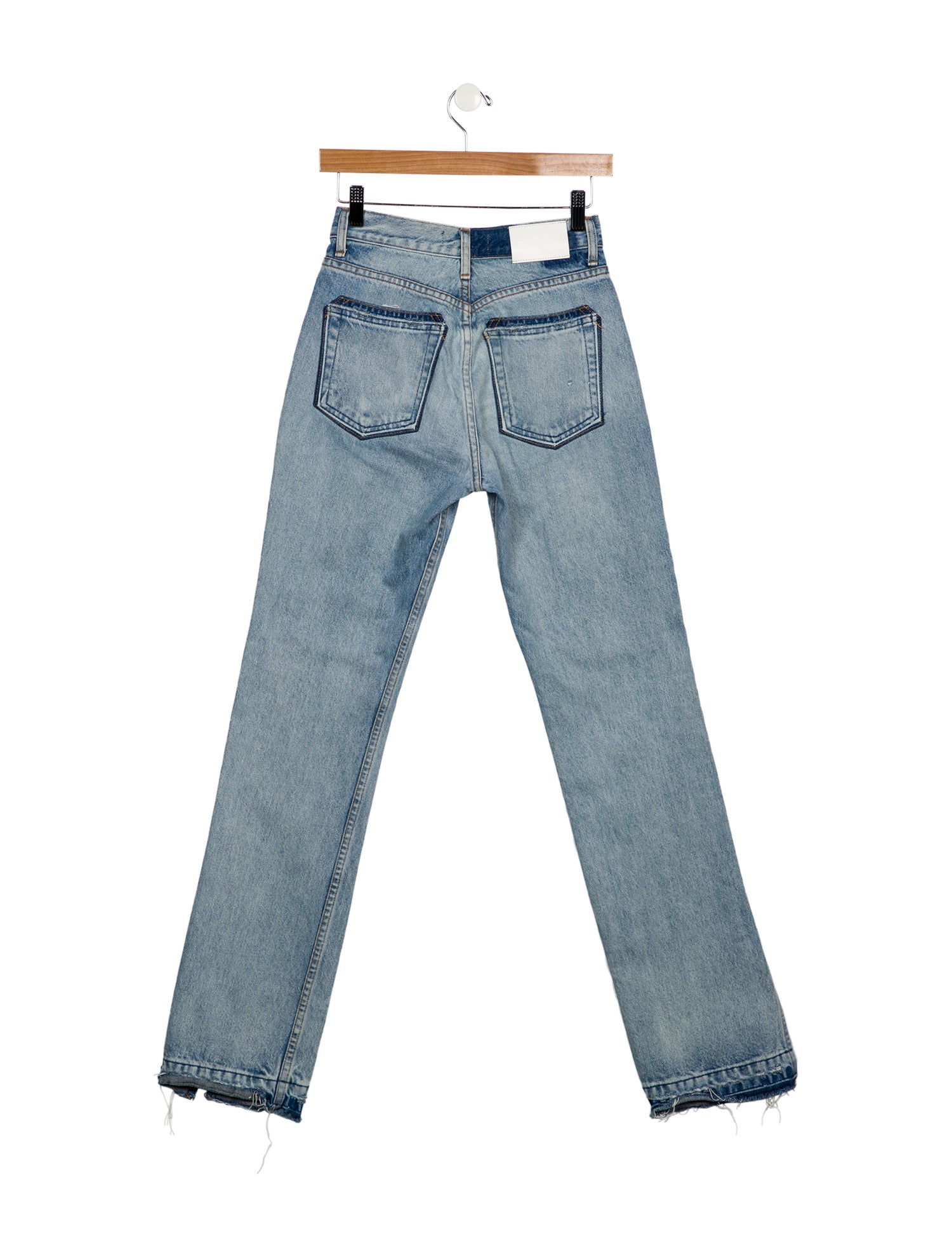 EB DENIM High-Rise Straight Leg Jeans