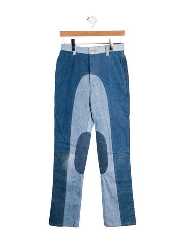 EB Denim Jeans High-Rise Straight Leg M