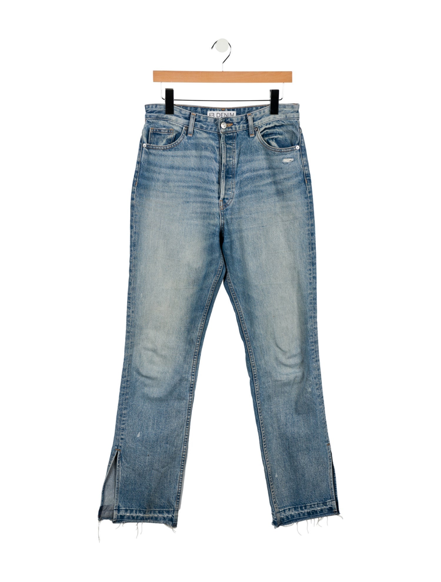 EB DENIM High-Rise Straight Leg Jeans