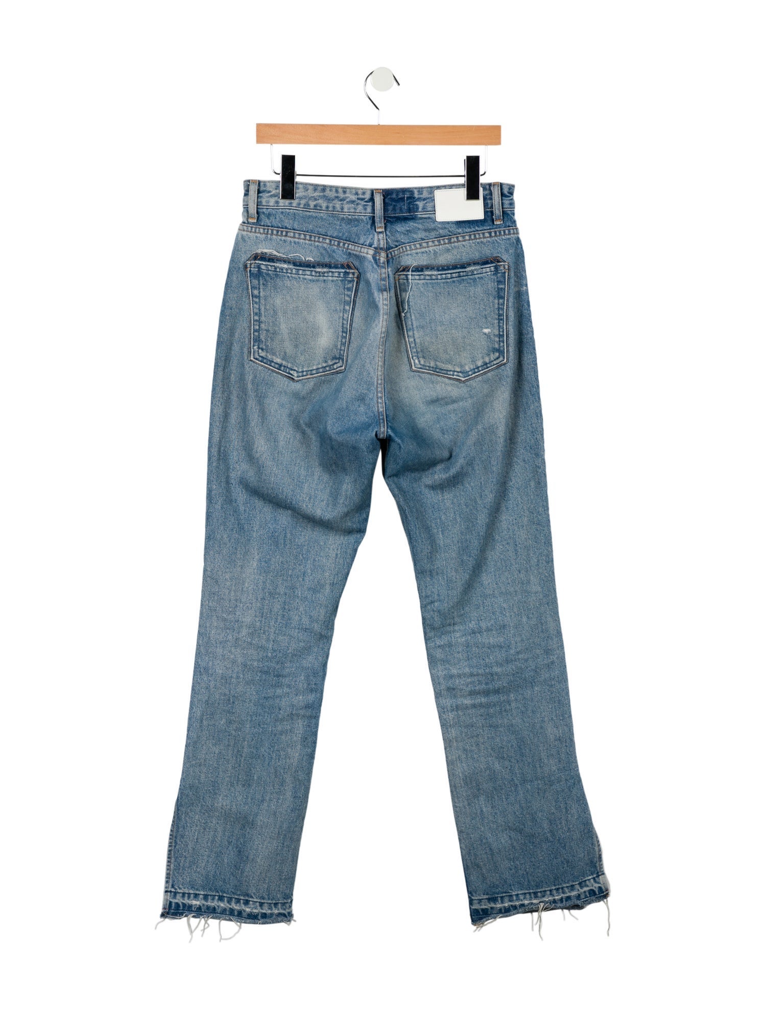 EB DENIM High-Rise Straight Leg Jeans