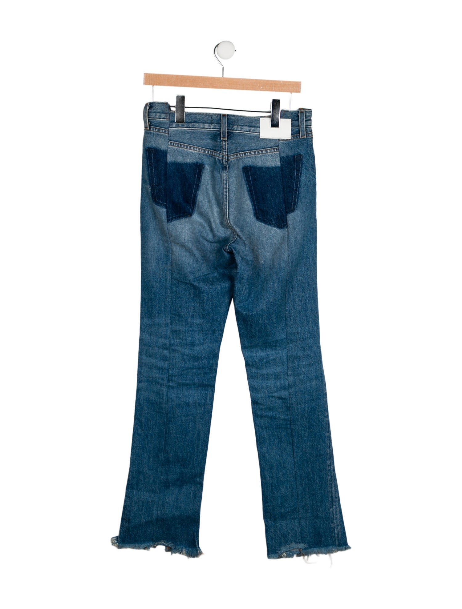 EB DENIM High-Rise Straight Leg Jeans