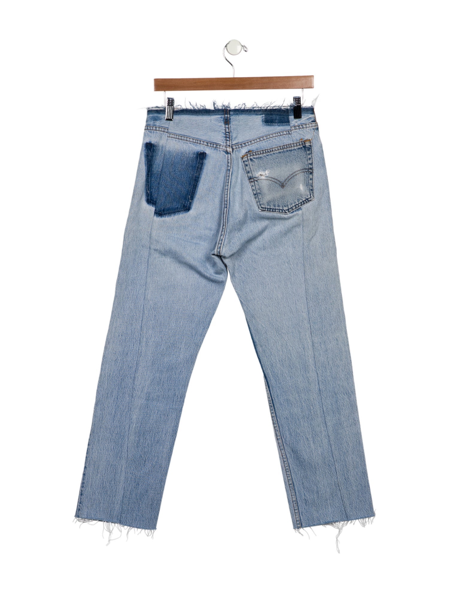 EB DENIM Mid-Rise Straight Leg Jeans