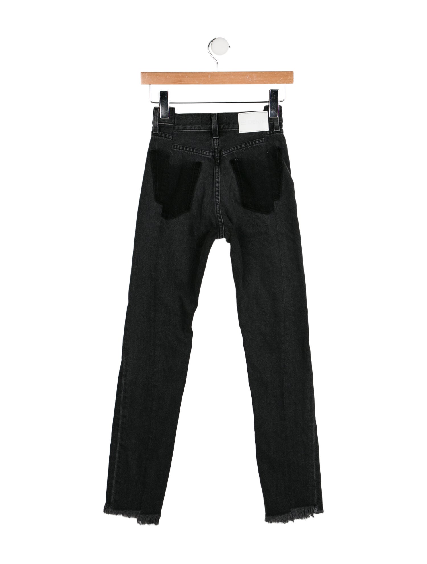 EB DENIM Mid-Rise Straight Leg Jeans