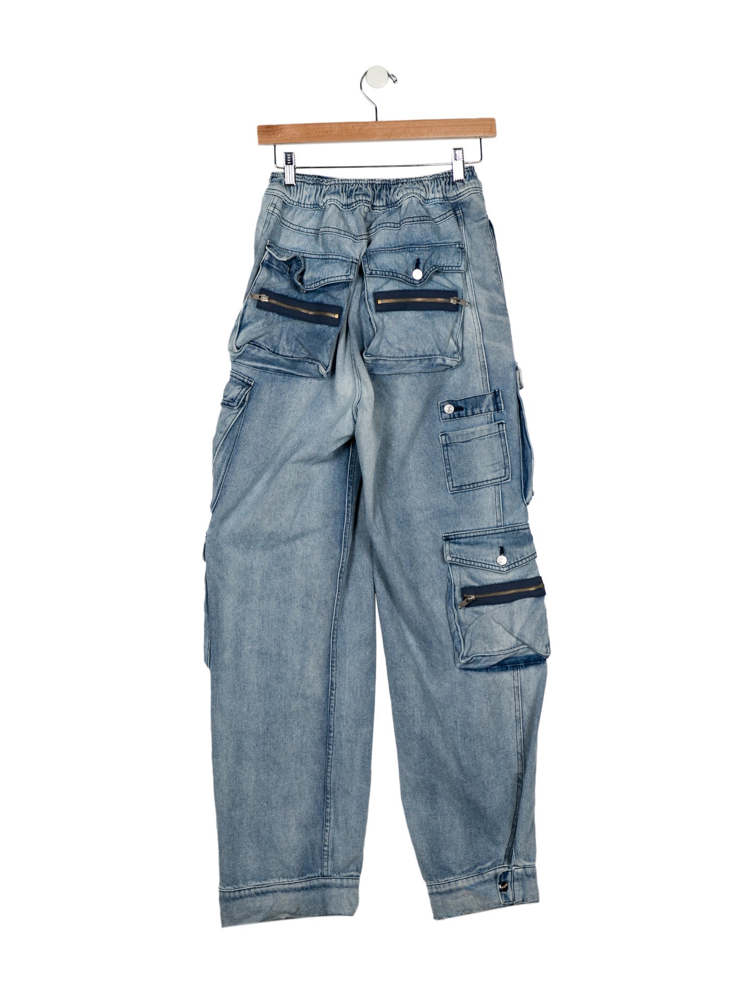 EB DENIM High-Rise Wide Leg Jeans