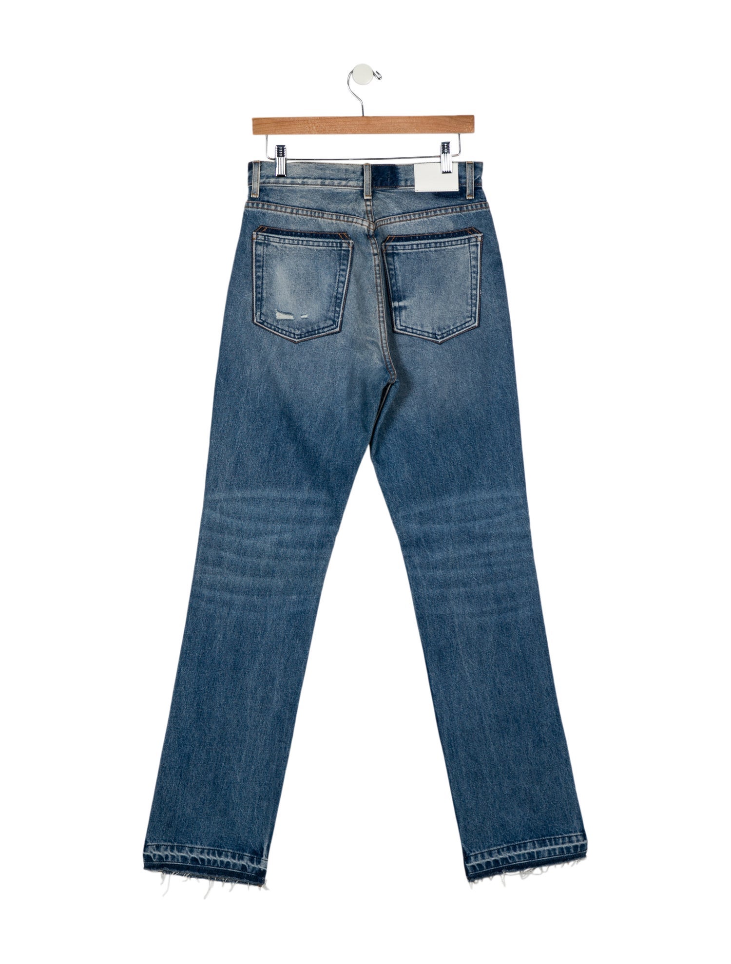EB DENIM High-Rise Straight Leg Jeans