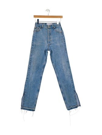 EB DENIM High-Rise Straight Leg Jeans