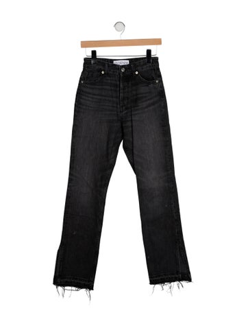 EB Denim Jeans High-Rise Straight Leg XS