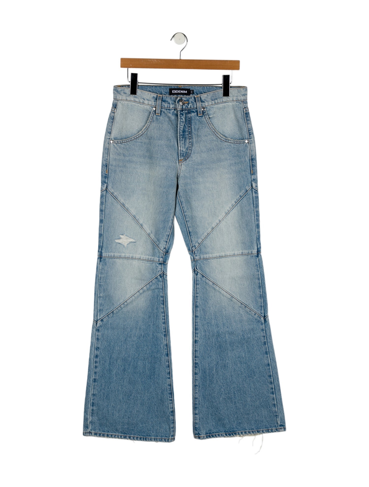 EB DENIM High-Rise Wide Leg Jeans