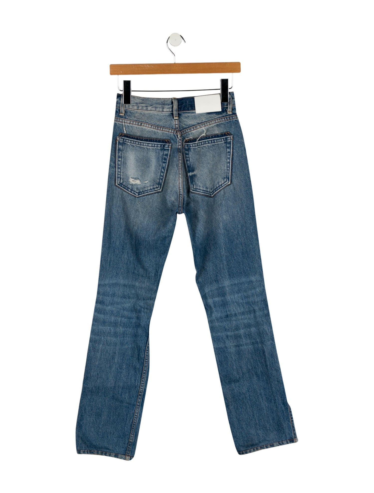 EB DENIM High-Rise Straight Leg Jeans