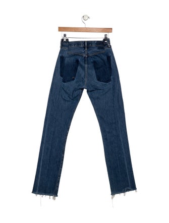 EB DENIM Mid-Rise Straight Leg Jeans