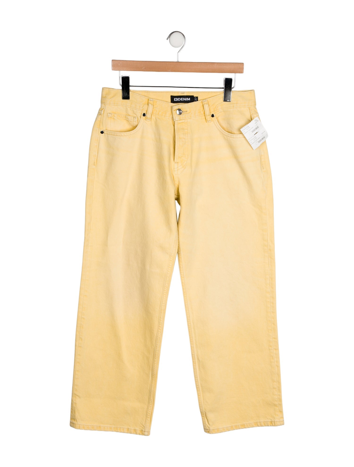 EB DENIM Mid-Rise Wide Leg Jeans