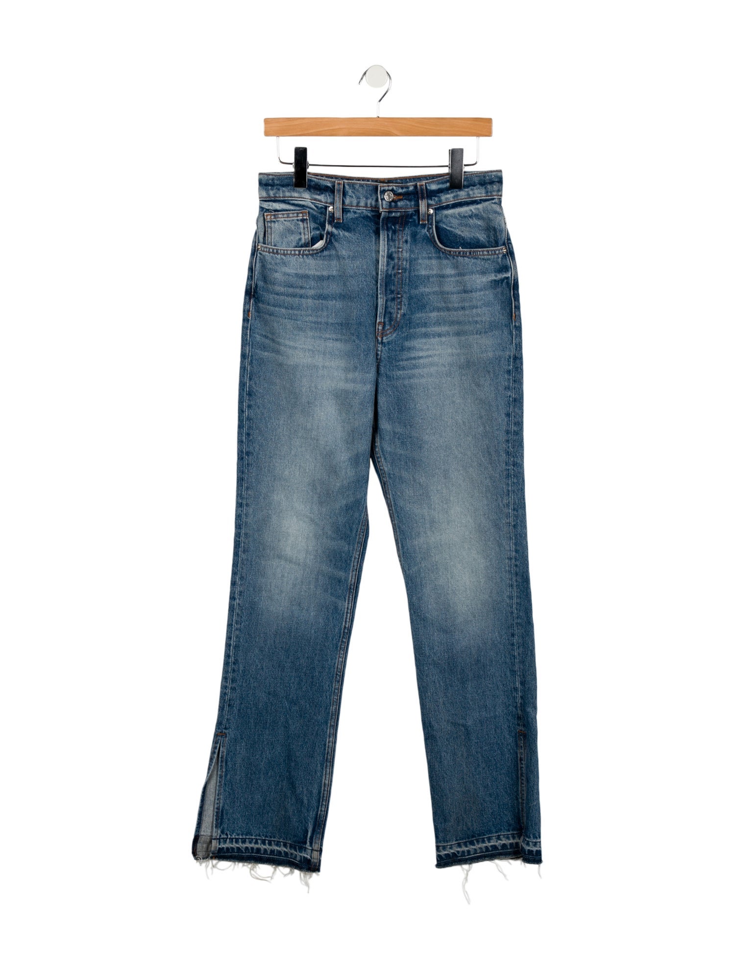 EB DENIM High-Rise Straight Leg Jeans
