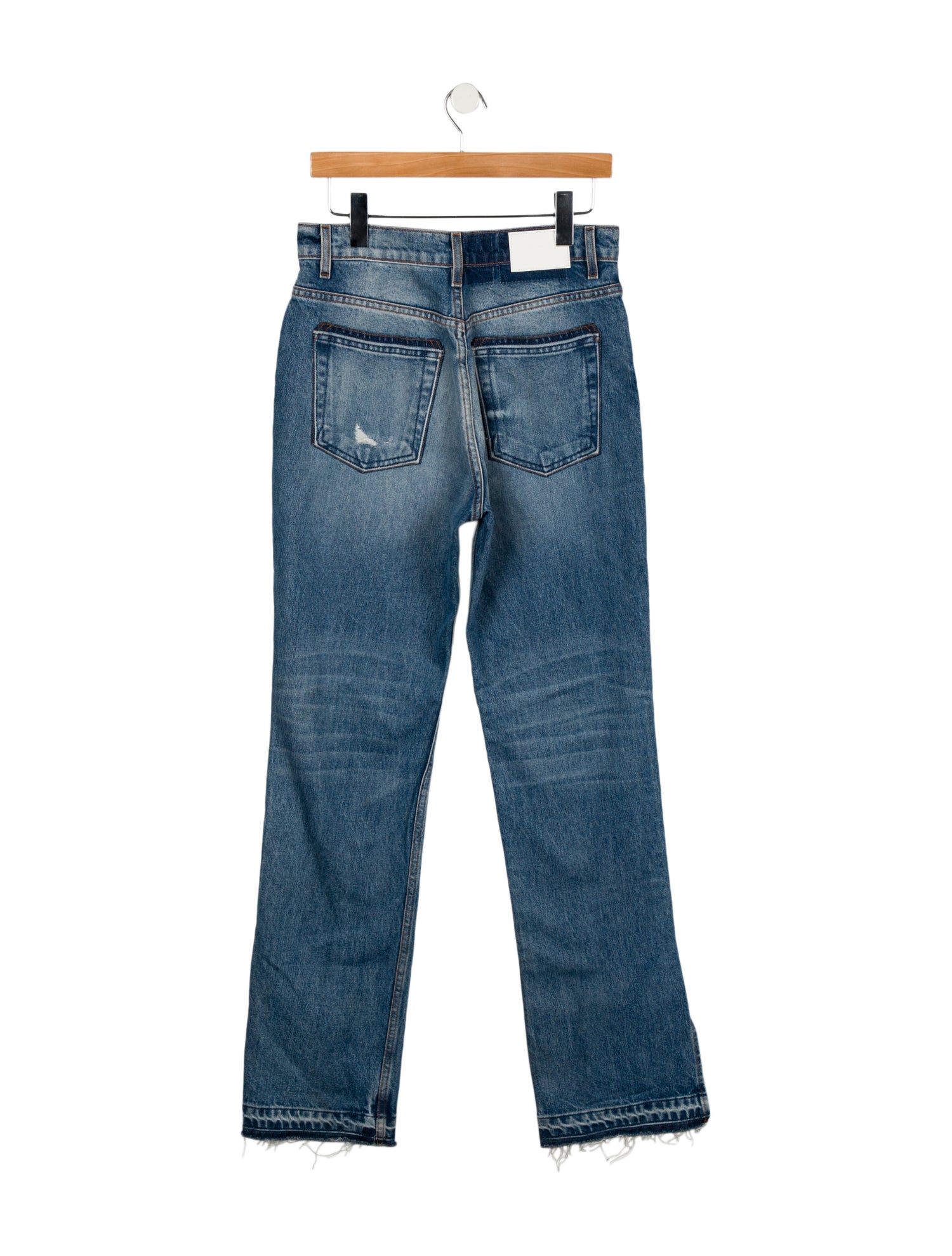 EB DENIM High-Rise Straight Leg Jeans