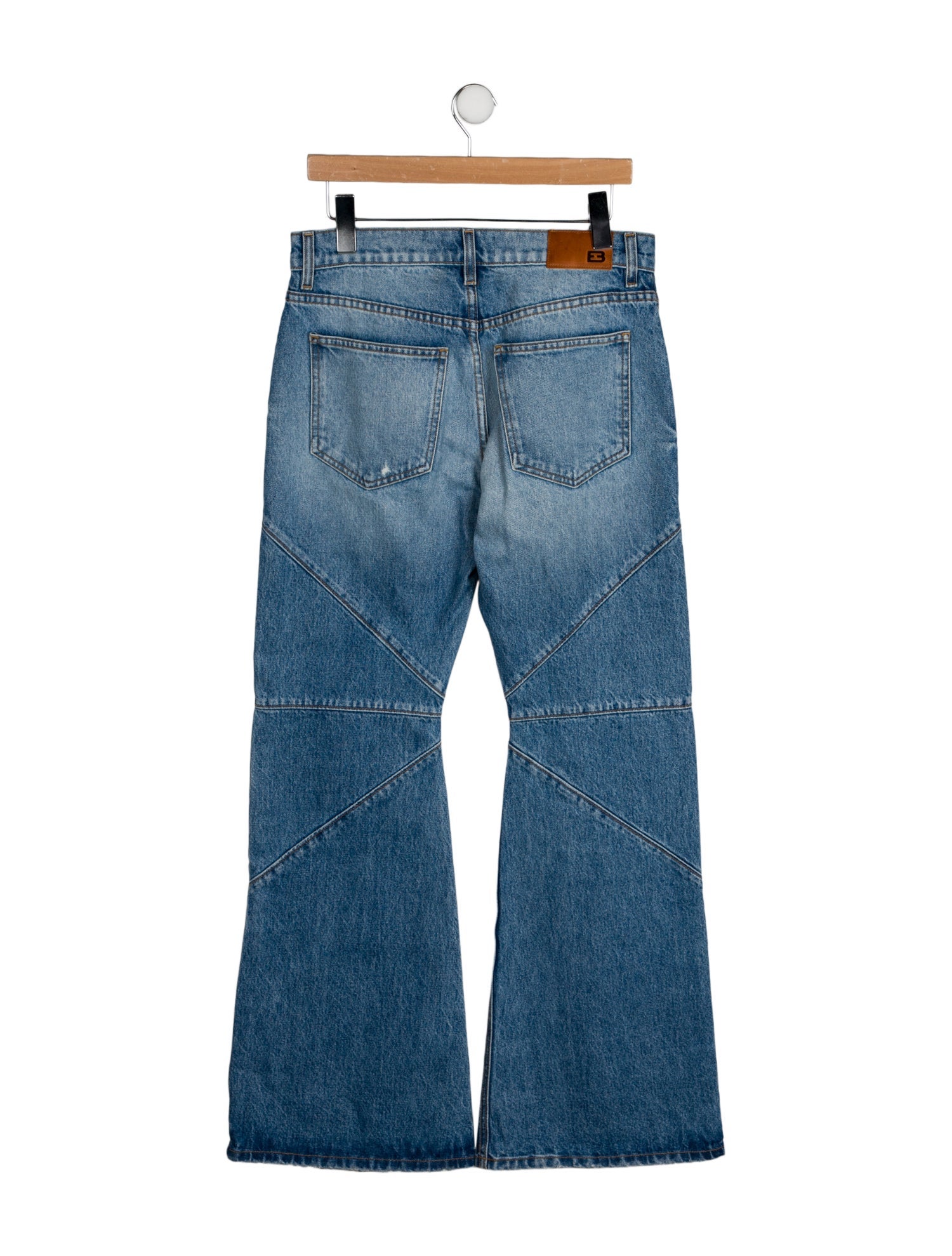 EB DENIM Mid-Rise Wide Leg Jeans