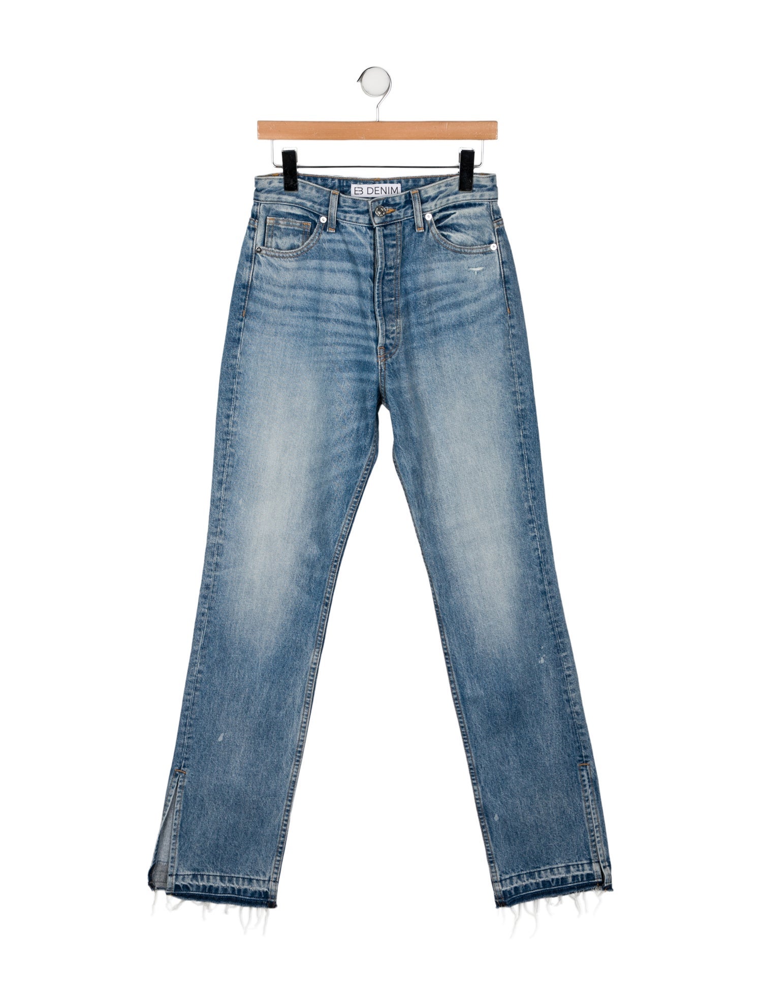 EB DENIM High-Rise Straight Leg Jeans