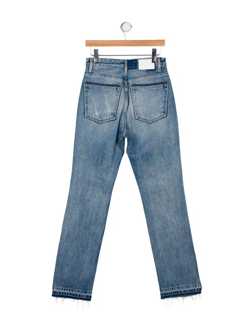 EB DENIM High-Rise Straight Leg Jeans