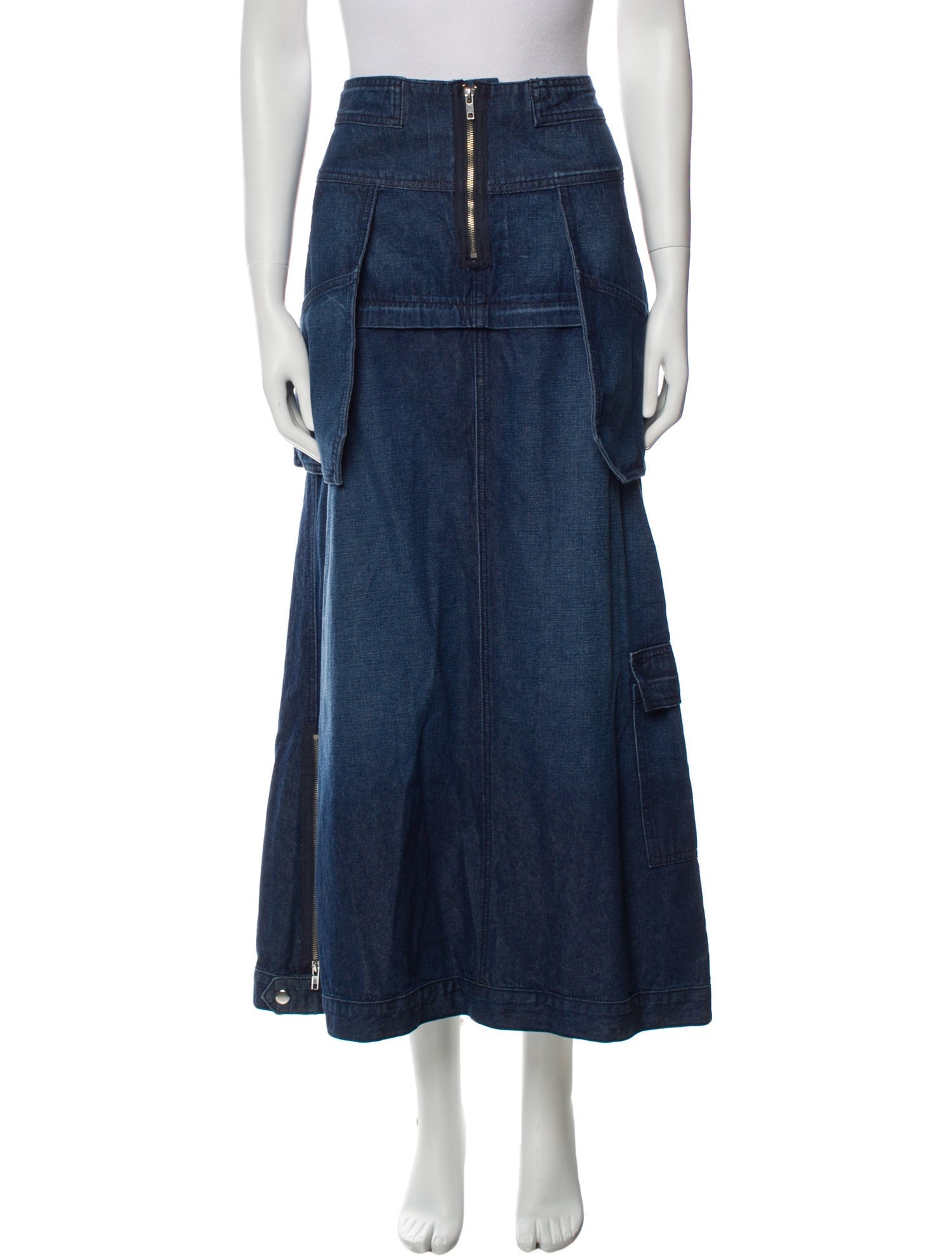 EB DENIM Midi Length Skirt w/ Tags