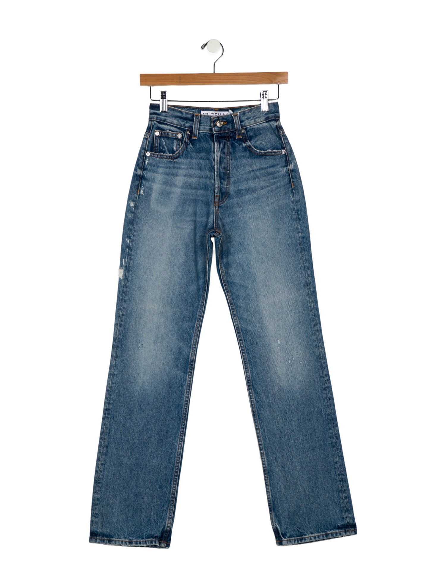EB DENIM High-Rise Straight Leg Jeans w/ Tags