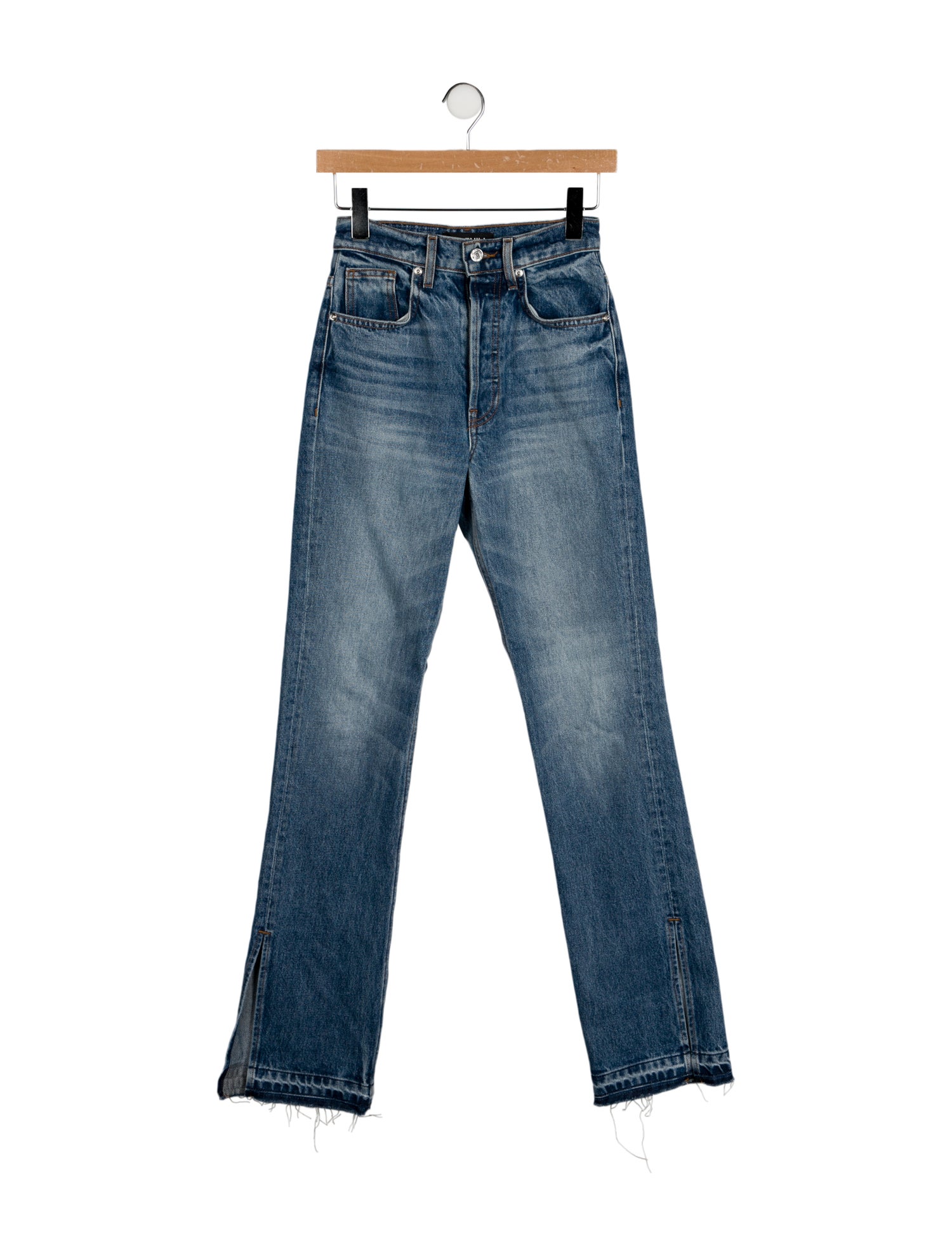 EB DENIM High-Rise Straight Leg Jeans