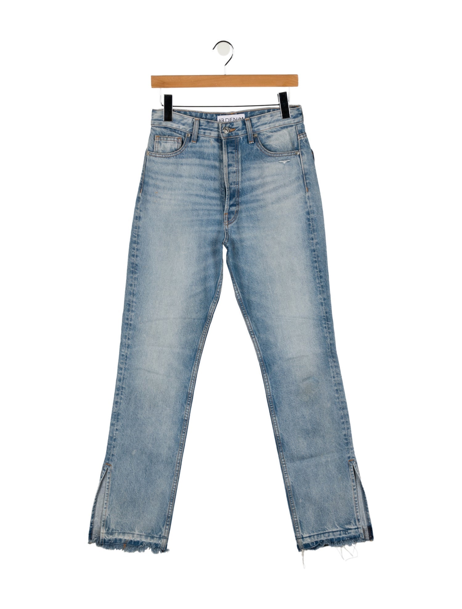 EB DENIM High-Rise Straight Leg Jeans