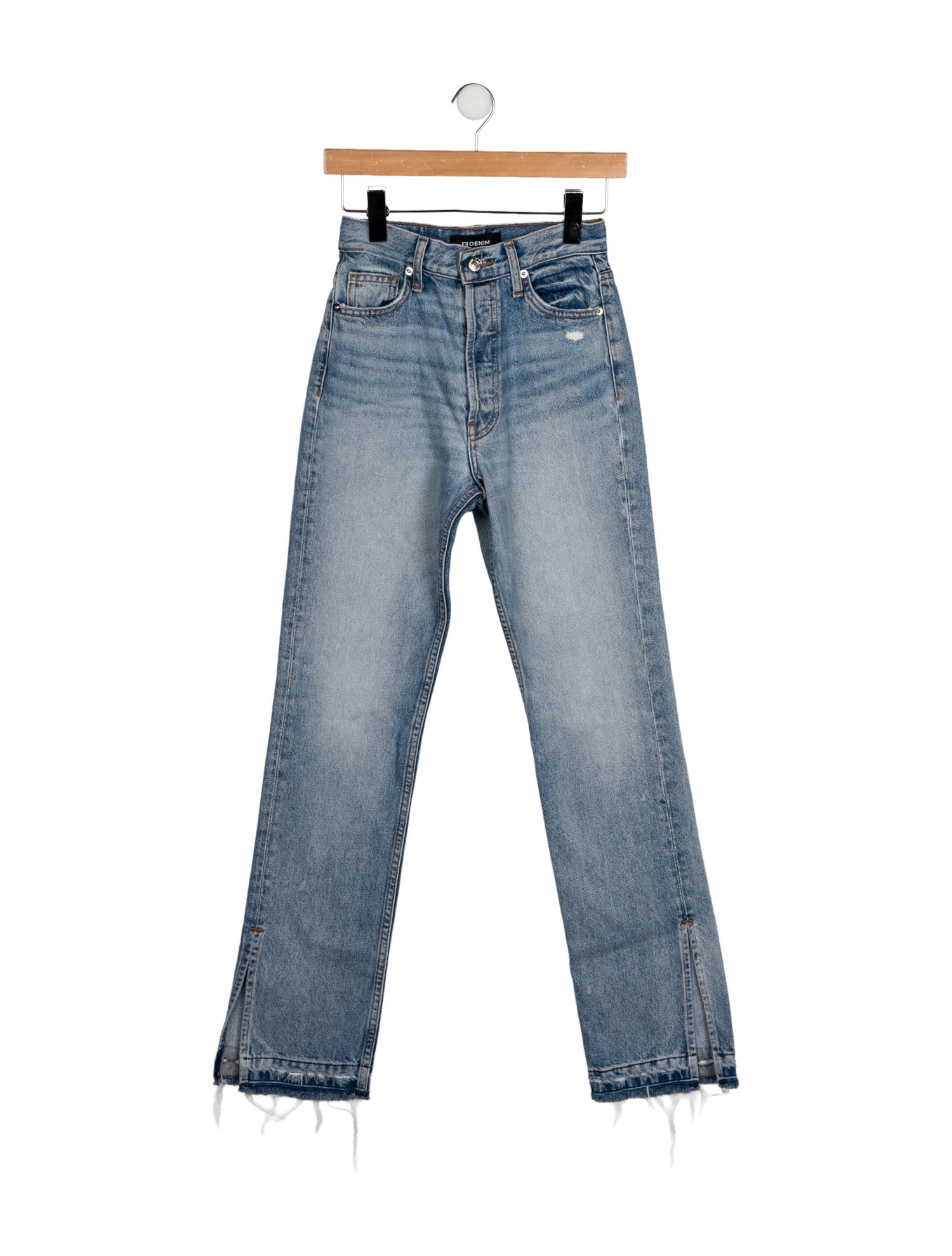 EB DENIM High-Rise Straight Leg Jeans