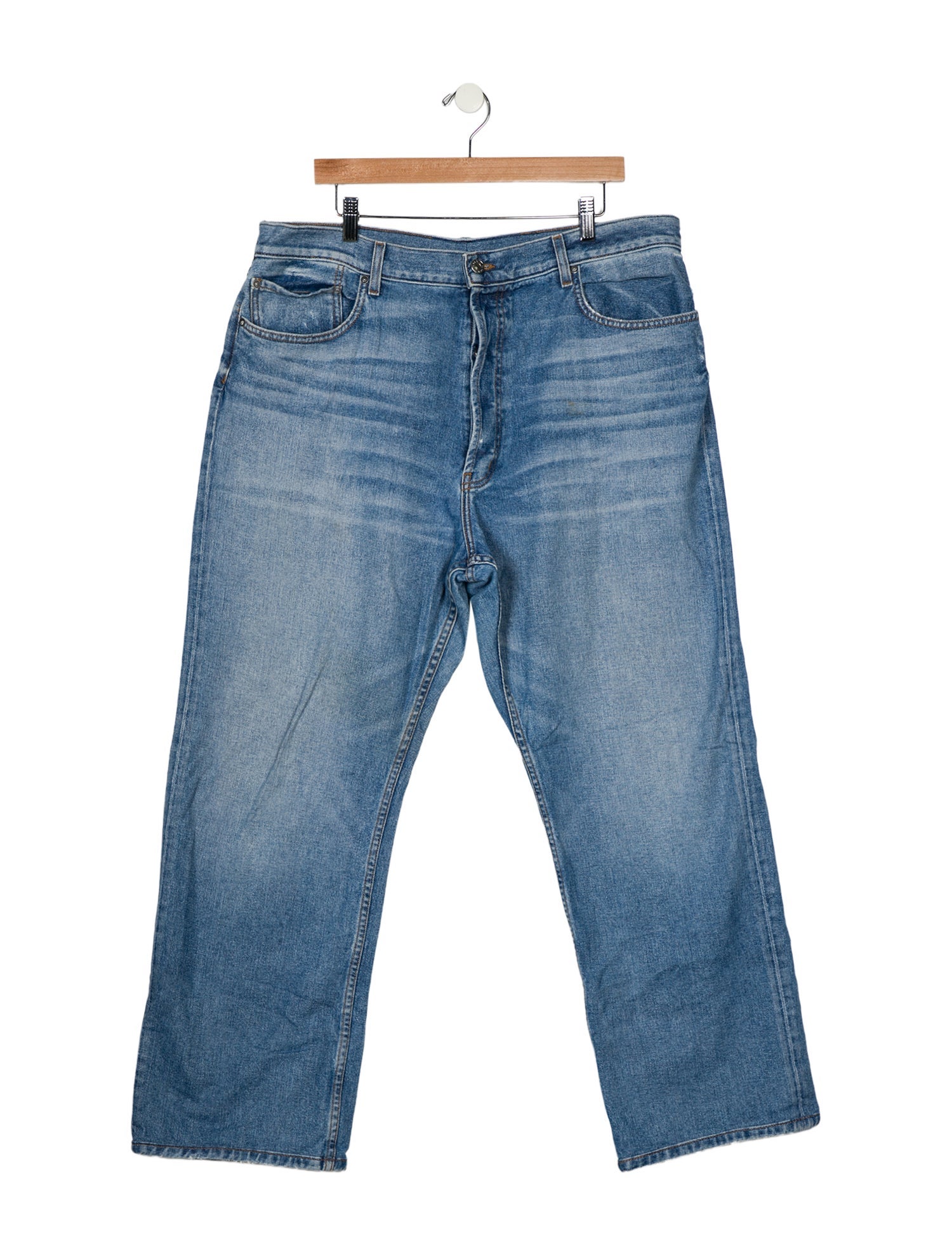 EB DENIM High-Rise Wide Leg Jeans