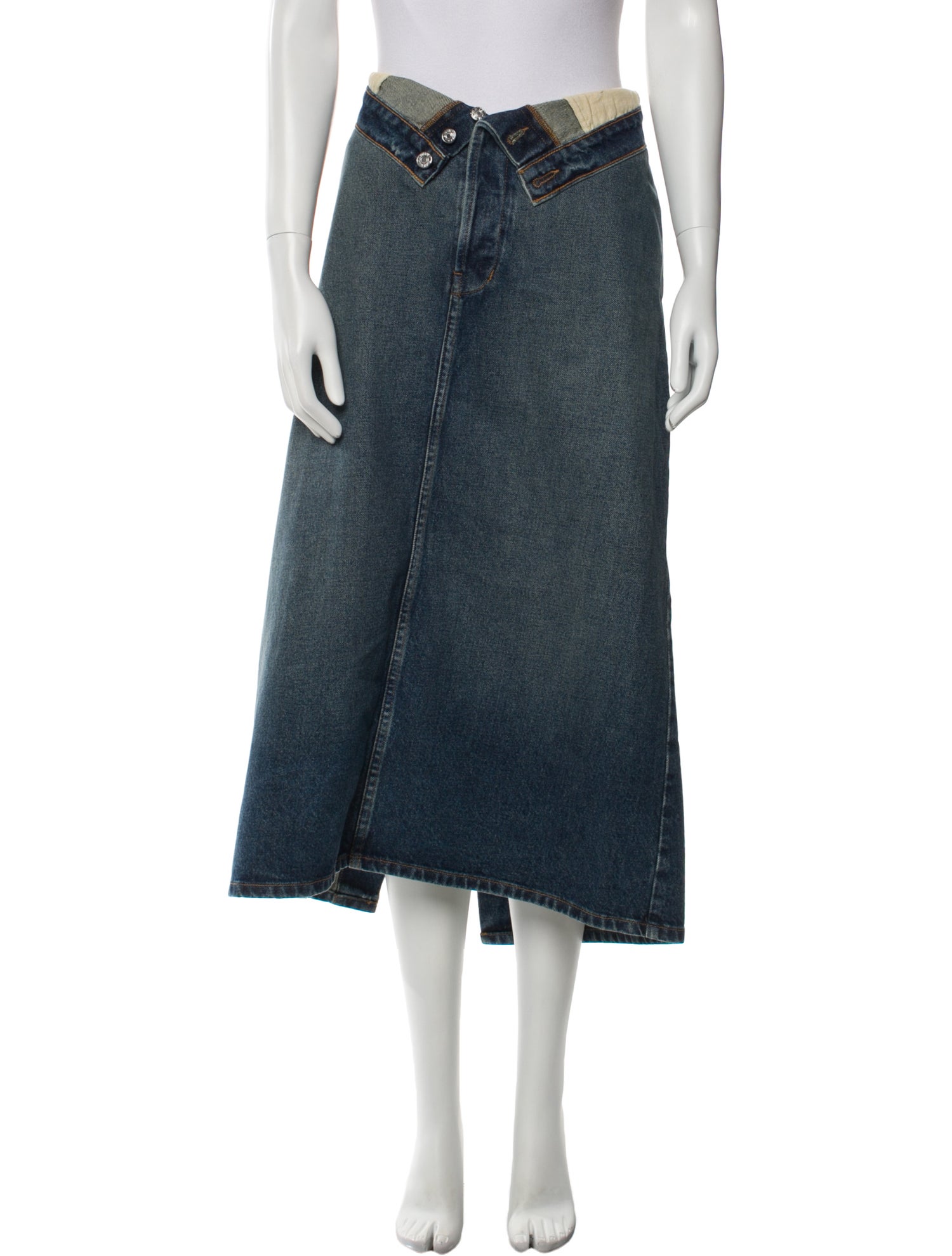 EB DENIM Midi Length Skirt