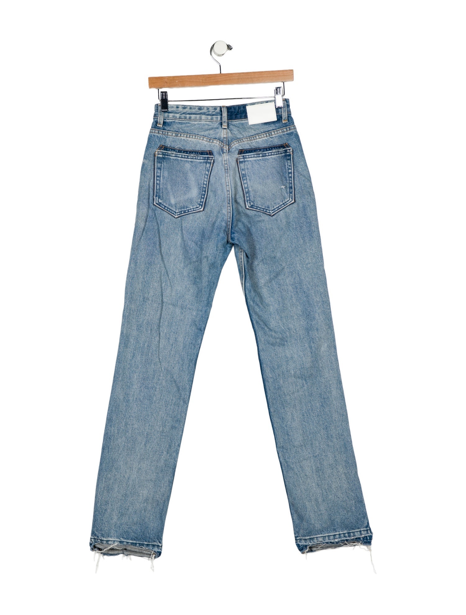 EB DENIM High-Rise Straight Leg Jeans