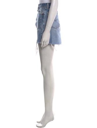 EB DENIM Distressed Accents Mini Skirt