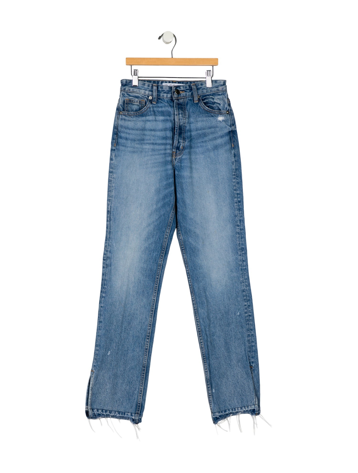 EB DENIM Mid-Rise Straight Leg Jeans