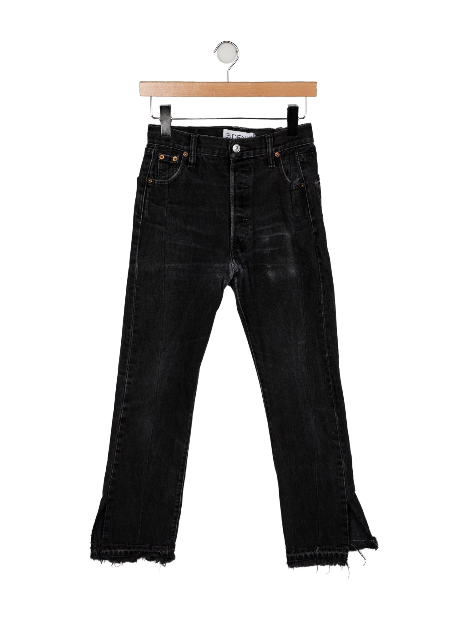 EB DENIM Low-Rise Straight Leg Jeans