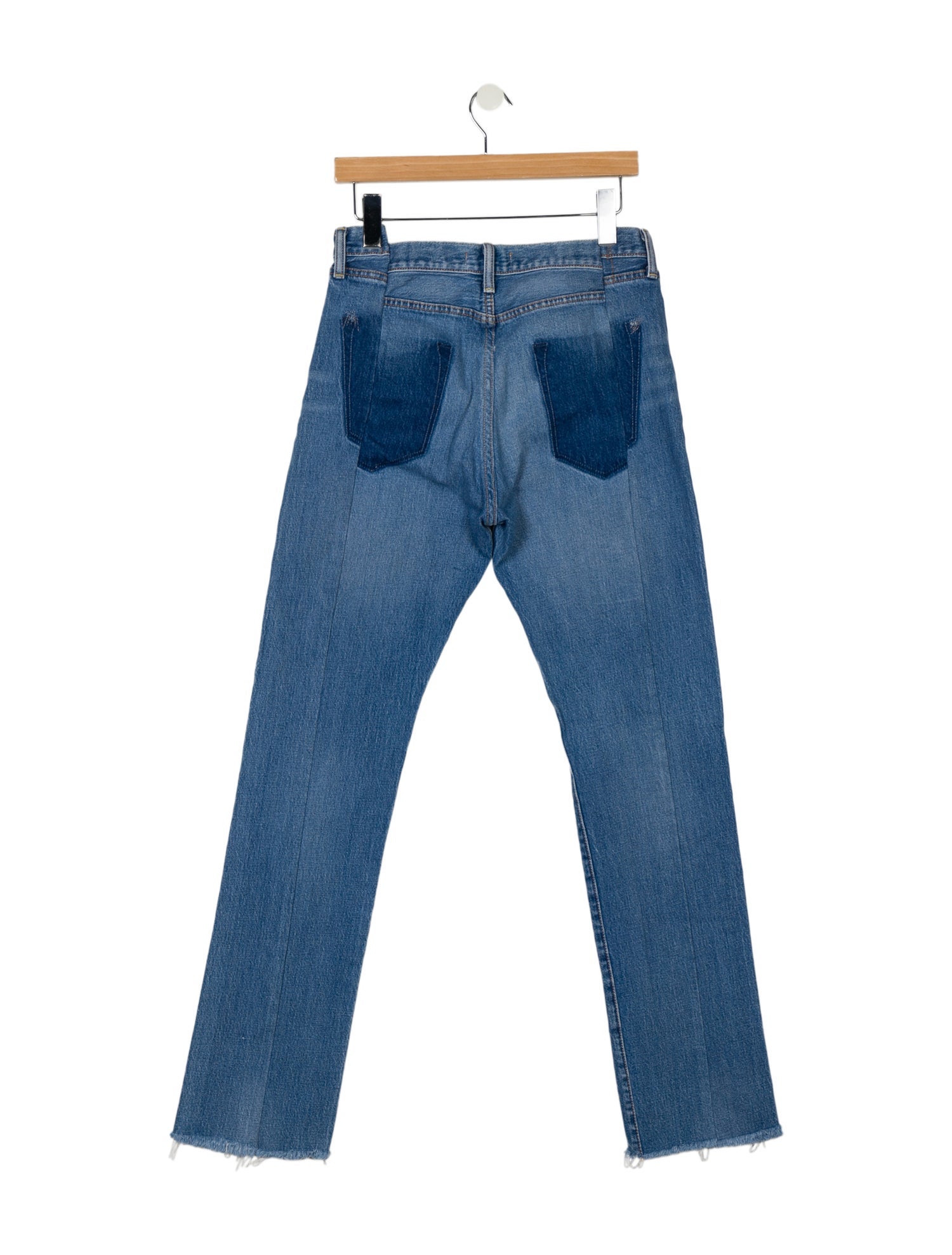 EB DENIM Mid-Rise Straight Leg Jeans