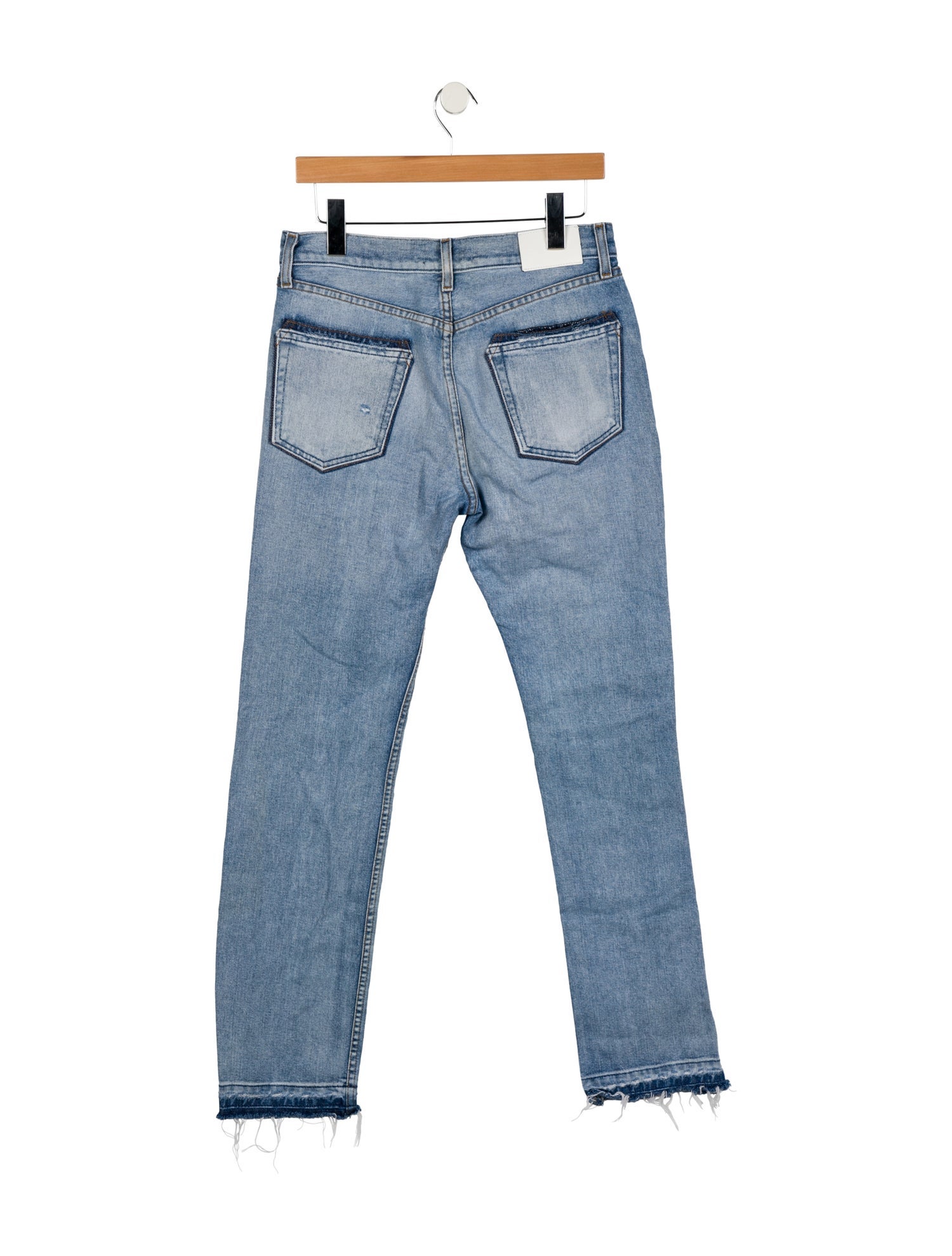 EB DENIM High-Rise Straight Leg Jeans