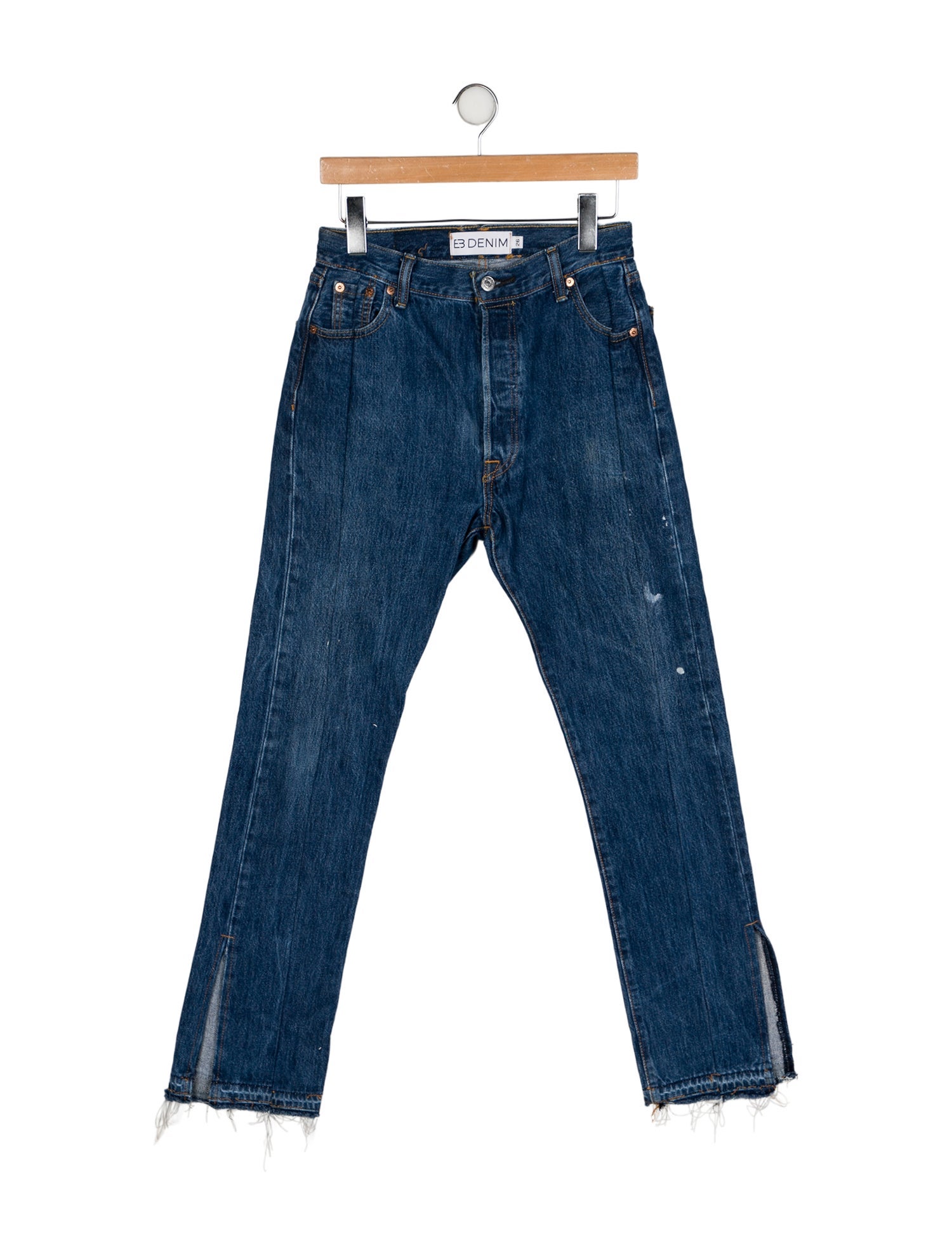 EB DENIM High-Rise Straight Leg Jeans