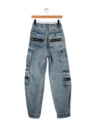 EB DENIM High-Rise Straight Leg Jeans