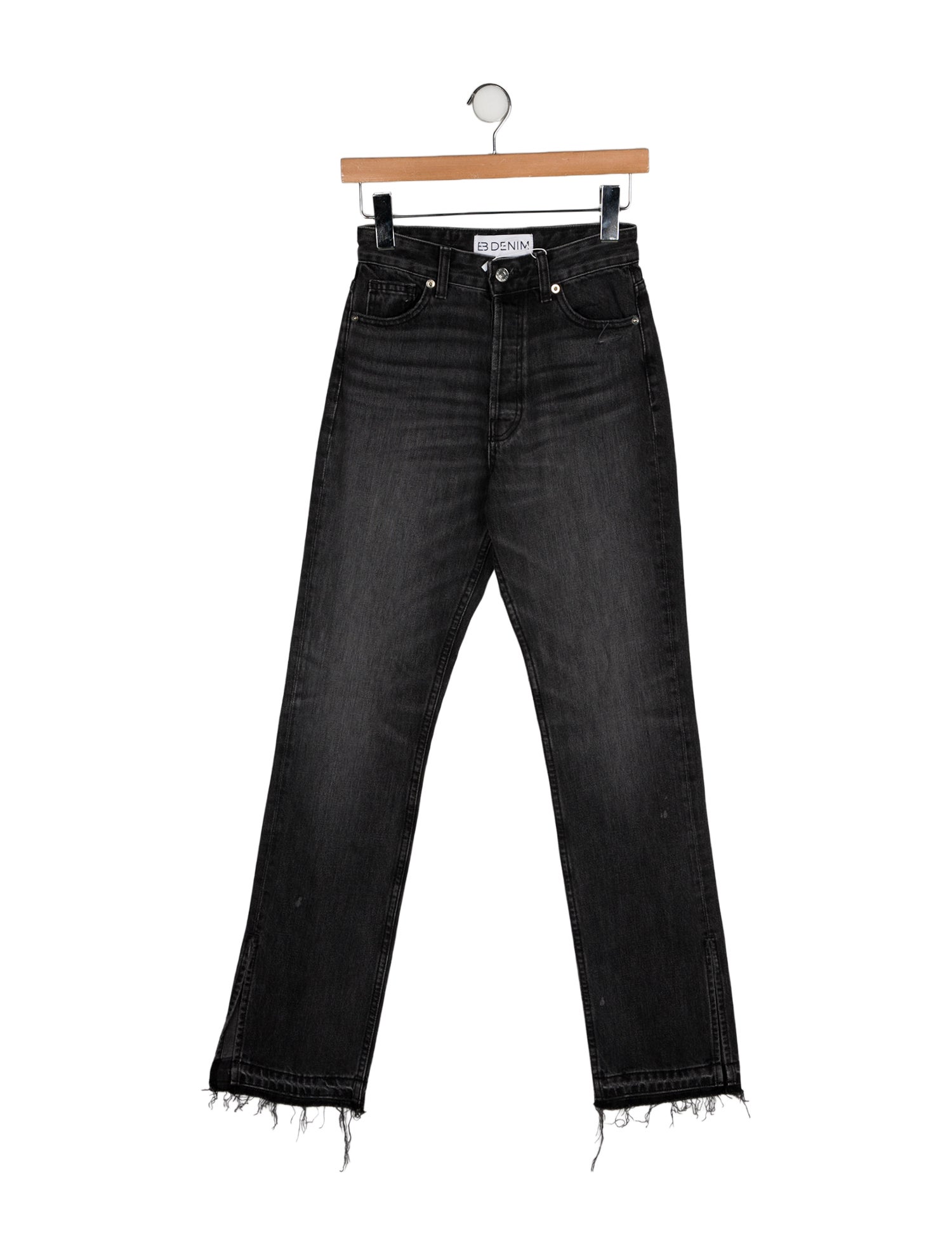 EB DENIM Mid-Rise Straight Leg Jeans