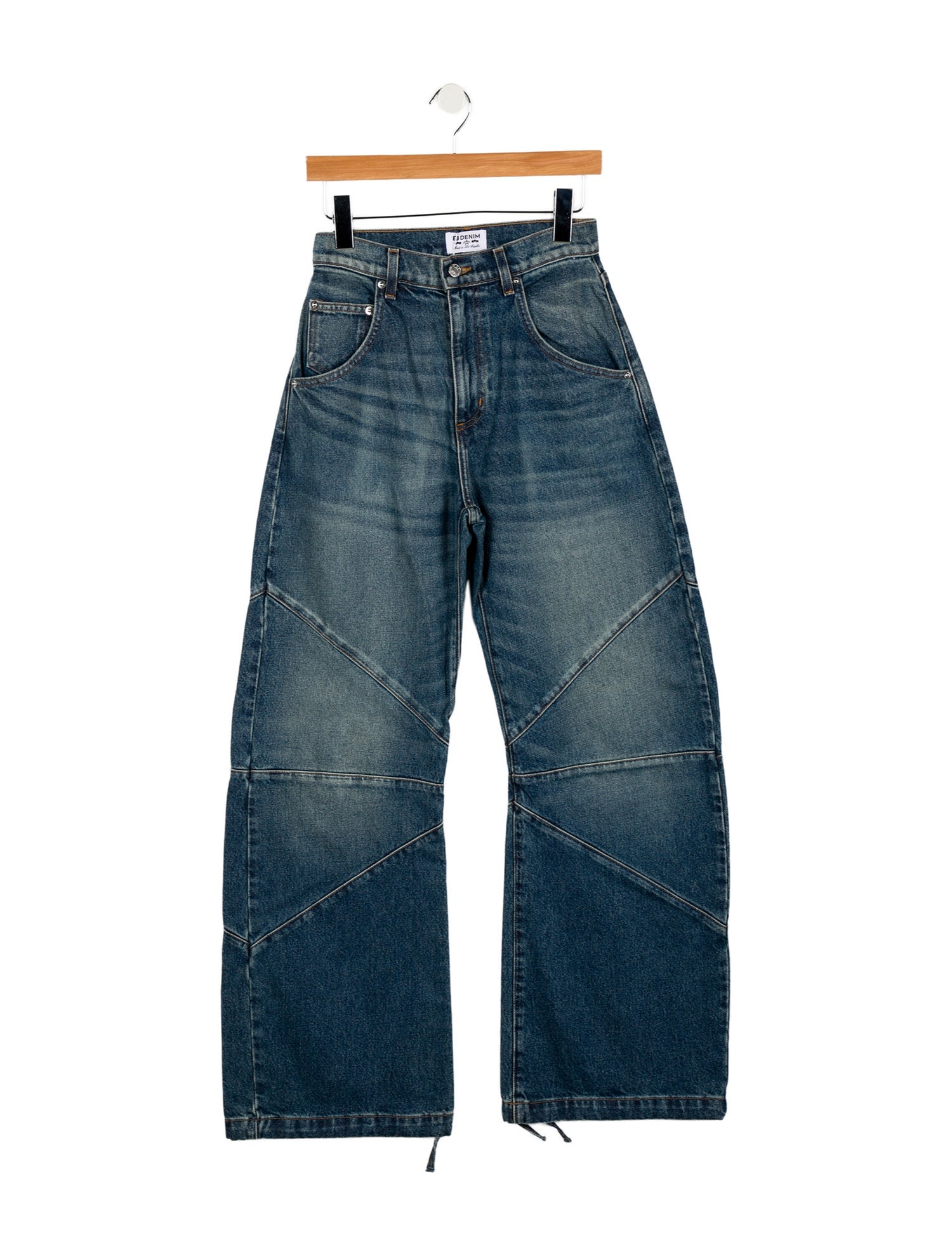 EB DENIM High-Rise Wide Leg Jeans