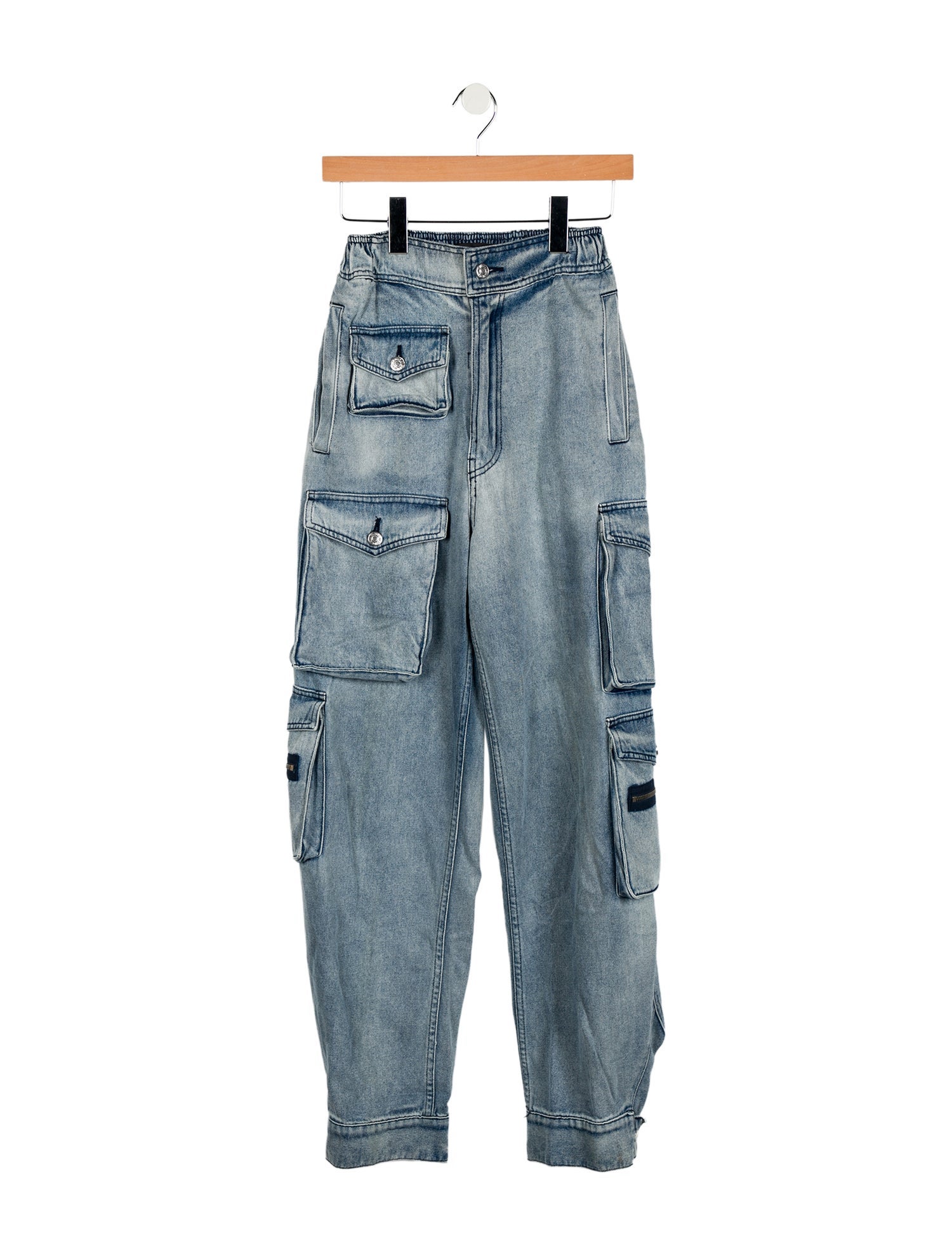 EB DENIM High-Rise Straight Leg Jeans