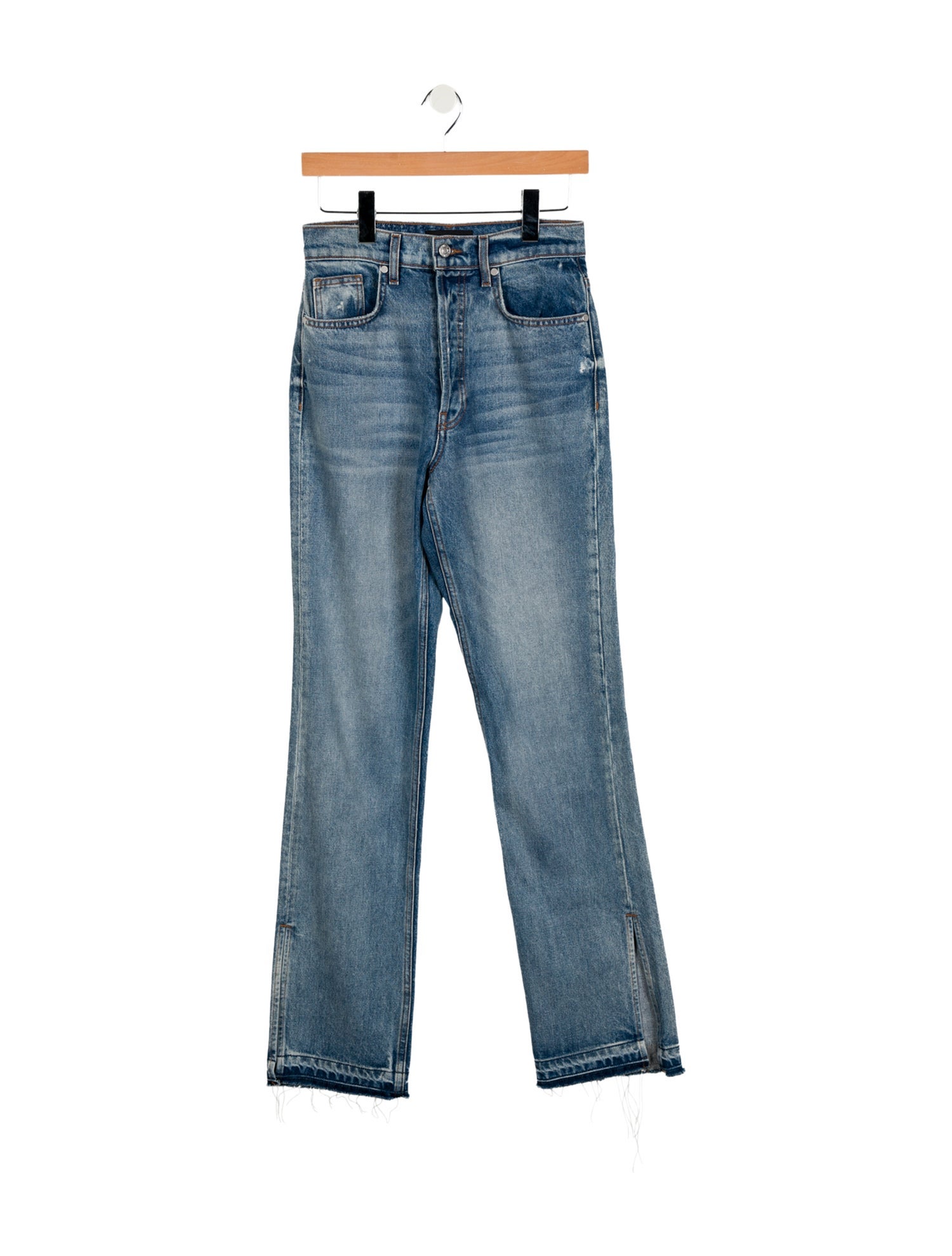EB DENIM High-Rise Straight Leg Jeans