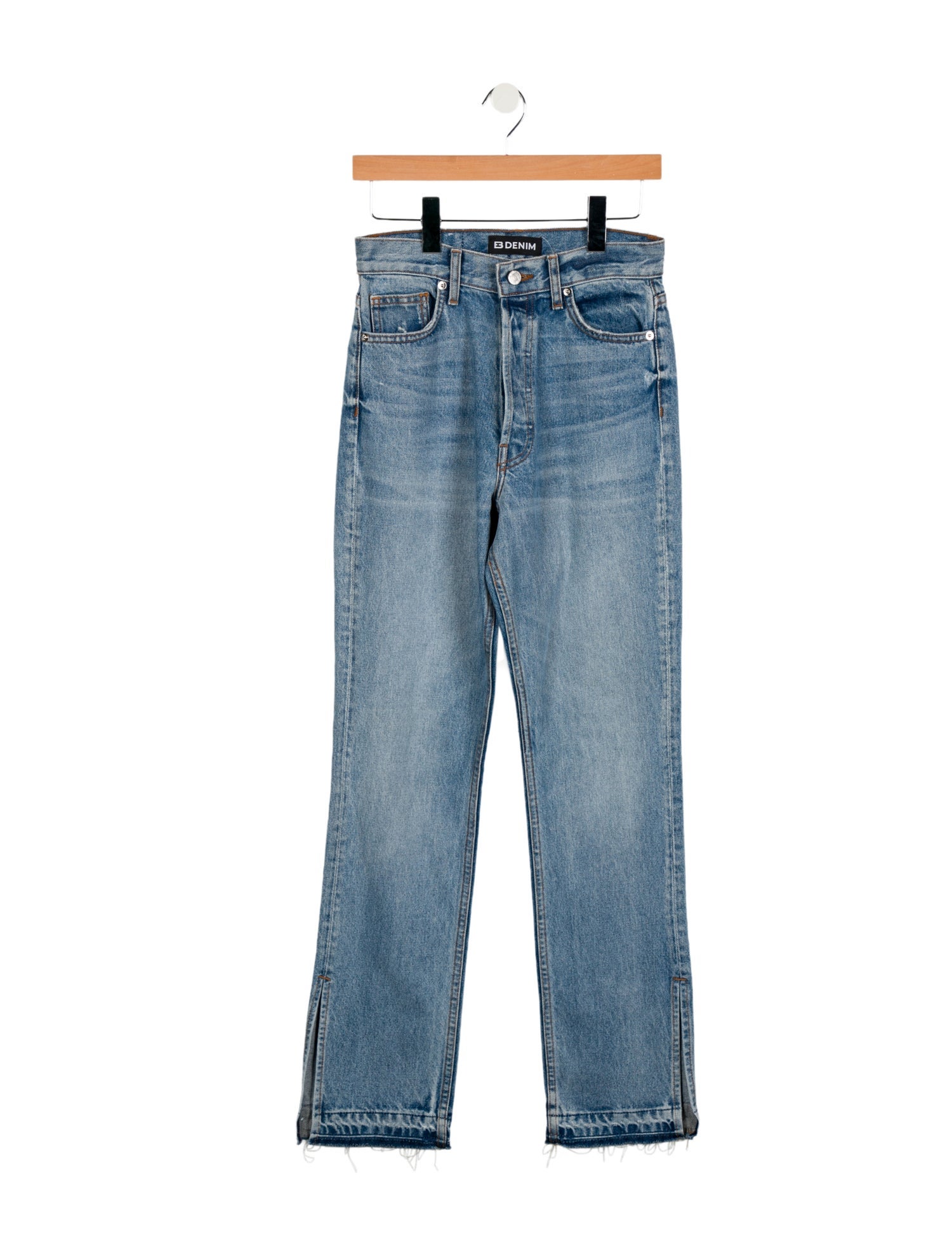 EB DENIM High-Rise Straight Leg Jeans