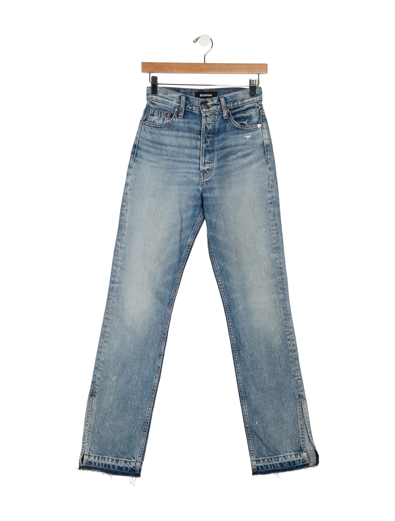 EB DENIM High-Rise Straight Leg Jeans