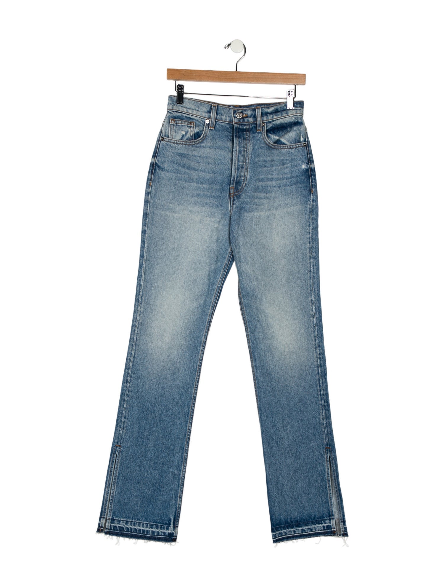 EB DENIM High-Rise Straight Leg Jeans